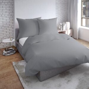 POŚCIEL PREMIUM HOTELOWA 200x220 SZARA