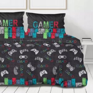 POŚCIEL BAWEŁNA 160x200 GAMER